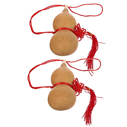 NOLITOY 2 Stück Gourd Form Anhänger Dekorative Aufhängung für Auto Innenraum Kreatives Zubehör für Jungen mit Chinesischem Knoten und Holzstopfen Leicht NOLITOY 2 Stück Gourd Form Anhänger Dekorative Aufhängung für Auto Innenraum Kreatives Zubehör für Jungen mit Chinesischem Knoten und Holzstopfen Leicht von NOLITOY