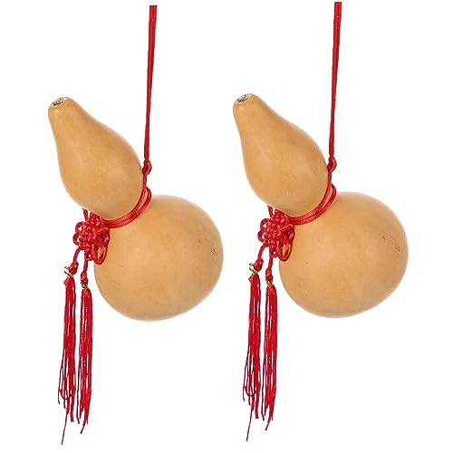 NOLITOY 2 Stück Gourd Schlüsselanhänger Dekoration Natürliche Kürbis Handwerkskunst Hängende Auto Accessoires für Schlüssel Handtaschen und Rucksäcke mit Holzstopfen und Chinesischem NOLITOY 2 Stück Gourd Schlüsselanhänger Dekoration Natürliche Kürbis Handwerkskunst Hängende Auto Accessoires für Schlüssel Handtaschen und Rucksäcke mit Holzstopfen und Chinesischem von NOLITOY