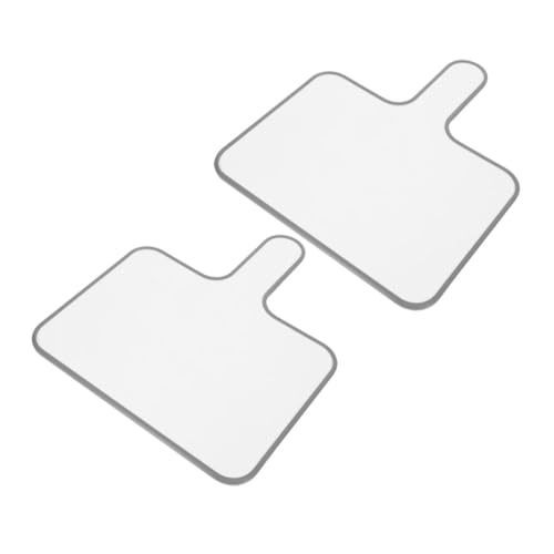 NOLITOY 2 Stück Handheld Doppelseitige Schreibtafel Abwischbare Antworttafel für Klassenzimmer Spiele und Interaktion Praktische Requisiten für Familie von NOLITOY
