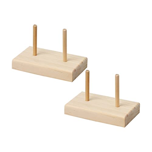 NOLITOY 2 Stück Holz Nähgarn Halter Organisierer für Stick und Nähspulen Platzsparend und Installieren für DIY Projekte und Heimwerkerbedarf NOLITOY 2 Stück Holz Nähgarn Halter Organisierer für Stick und Nähspulen Platzsparend und Installieren für DIY Projekte und Heimwerkerbedarf von NOLITOY