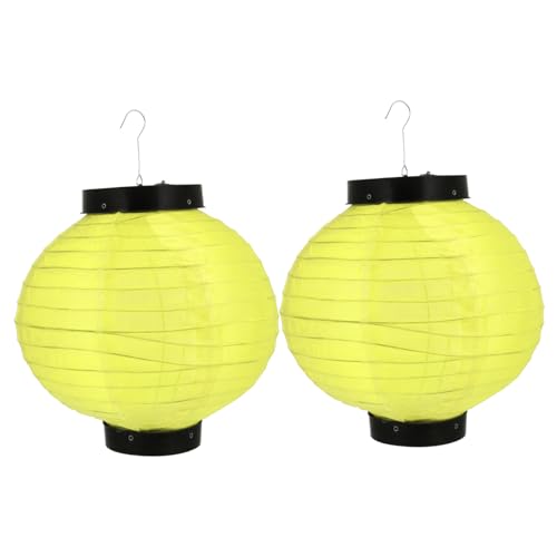 NOLITOY 2 Stück Japanische Runde Laternen Dekorative Hängelampen für Bar Restaurant Garten und Feier Gelb Authentische Japanische Deko NOLITOY 2 Stück Japanische Runde Laternen Dekorative Hängelampen für Bar Restaurant Garten und Feier Gelb Authentische Japanische Deko von NOLITOY