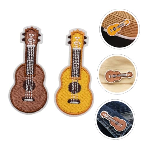 NOLITOY 2 Stück Kreative Gitarren Aufnäher zum Aufnähen Bestickte Applikationen für Kleidung Taschen Hüte Dekorative Patches für Jeans Kleider DIY Nähzubehör NOLITOY 2 Stück Kreative Gitarren Aufnäher zum Aufnähen Bestickte Applikationen für Kleidung Taschen Hüte Dekorative Patches für Jeans Kleider DIY Nähzubehör von NOLITOY