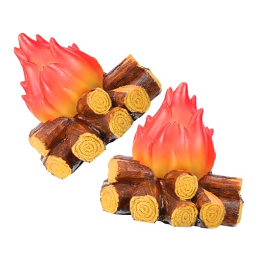 NOLITOY 2 Stück LED Kaminfeuer Lampe mit Realistischer Flammensimulation Dekorative LED Feuerlicht Flammloses Feuerstellenlicht für Weihnachts Halloween-deko Outdoor Partybeleuchtung ohne NOLITOY 2 Stück LED Kaminfeuer Lampe mit Realistischer Flammensimulation Dekorative LED Feuerlicht Flammloses Feuerstellenlicht für Weihnachts Halloween-deko Outdoor Partybeleuchtung ohne von NOLITOY
