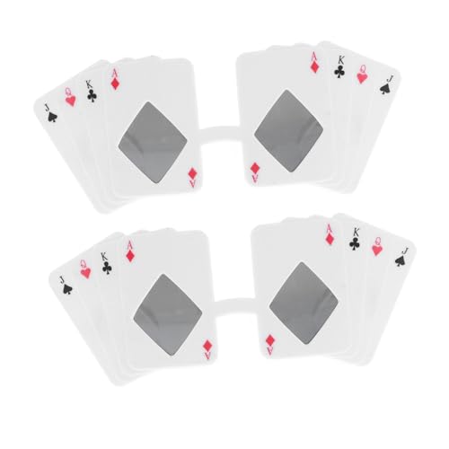 NOLITOY 2 Stück Lustige Brillen Themendeck Alberne Spielnachtkarten Gastgeschenk Poker Partyzubehör Verrückte Sonnenbrillen Party Sonnenbrillen Dealer Lustige Sonnenbrillen Poker NOLITOY 2 Stück Lustige Brillen Themendeck Alberne Spielnachtkarten Gastgeschenk Poker Partyzubehör Verrückte Sonnenbrillen Party Sonnenbrillen Dealer Lustige Sonnenbrillen Poker von NOLITOY