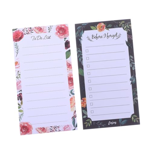 NOLITOY 2 Stück Magnetische Notizblöcke mit Magnetische To Do Listen Notepads für Kühlschrank Whiteboard und Metallflächen Langlebiges Papier für Nachrichten und Erinnerungen NOLITOY 2 Stück Magnetische Notizblöcke mit Magnetische To Do Listen Notepads für Kühlschrank Whiteboard und Metallflächen Langlebiges Papier für Nachrichten und Erinnerungen von NOLITOY