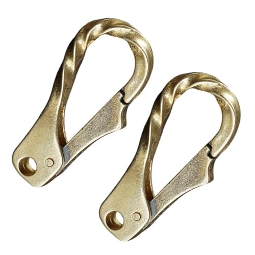 NOLITOY 2 Stück Messing Drehverschluss Langlebige DIY Schmuckverschlüsse Sichere Karabiner für Schlüsselringe Haustiermarken und Armbänder Praktisches Zubehör für Bastelarbeiten NOLITOY 2 Stück Messing Drehverschluss Langlebige DIY Schmuckverschlüsse Sichere Karabiner für Schlüsselringe Haustiermarken und Armbänder Praktisches Zubehör für Bastelarbeiten von NOLITOY