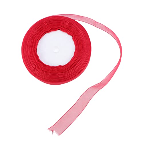 NOLITOY 2 Stück Organza Band Rot Transparente Geschenkband für Hochzeiten Partys und DIY Dekorationen für Kuchen Scrapbooking und Bastelprojekte NOLITOY 2 Stück Organza Band Rot Transparente Geschenkband für Hochzeiten Partys und DIY Dekorationen für Kuchen Scrapbooking und Bastelprojekte von NOLITOY