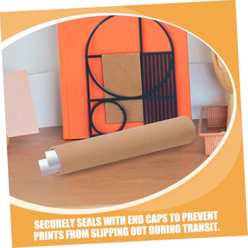 NOLITOY 2 Stück Poster Aufbewahrungsröhren aus Papier mit Endkappen Innendurchmesser X Stabile Versandröhren für Kunstdrucke und Dokumente Sicherer Schutz und Transport NOLITOY 2 Stück Poster Aufbewahrungsröhren aus Papier mit Endkappen Innendurchmesser X Stabile Versandröhren für Kunstdrucke und Dokumente Sicherer Schutz und Transport von NOLITOY
