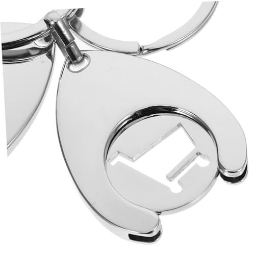 NOLITOY 2 Stück Praktischer Einkaufswagenchip Schlüsselanhänger mit Innovativem Zieh schlüssel Leichter Metalltrolley Token Kompakt Tragbar für Einkaufswagen Pfandschloss Müheloses NOLITOY 2 Stück Praktischer Einkaufswagenchip Schlüsselanhänger mit Innovativem Zieh schlüssel Leichter Metalltrolley Token Kompakt Tragbar für Einkaufswagen Pfandschloss Müheloses von NOLITOY