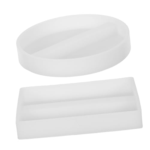 NOLITOY 2 Stück Silikon Namenskartenhalter Form für Epoxidharz DIY Kartenständer Flexibel Einfach zu Entformen für Büroorganisation und Handgemachte Dekoration NOLITOY 2 Stück Silikon Namenskartenhalter Form für Epoxidharz DIY Kartenständer Flexibel Einfach zu Entformen für Büroorganisation und Handgemachte Dekoration von NOLITOY