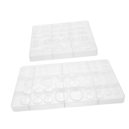 NOLITOY 2 Stück Silikonformen für DIY Schmuck Anhänger Cabochons Flexibel Langlebig Silikonform für Epoxidharz Schmuckherstellung für Kreative Bastelprojekte NOLITOY 2 Stück Silikonformen für DIY Schmuck Anhänger Cabochons Flexibel Langlebig Silikonform für Epoxidharz Schmuckherstellung für Kreative Bastelprojekte von NOLITOY