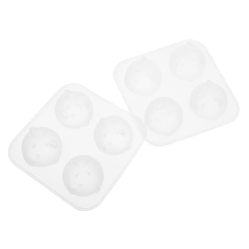 NOLITOY 2 Stück Teiliges DIY Tier-silikonform für Epoxidharz Anhänger Schlüsselanhänger Gießformen Fach Designs Schwein Huhn Wiederverwendbar Einfach zu Entformen für Schmuck und von NOLITOY