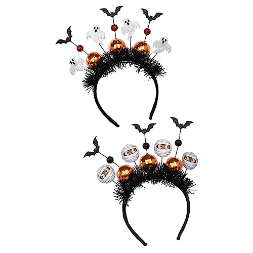 NOLITOY 2 Stück Teiliges Halloween Haarband Cosplay Zubehör für Frauen und Dekoratives Stirnband für Kostümparty und Feste Kreatives Kopfschmuck Accessoire NOLITOY 2 Stück Teiliges Halloween Haarband Cosplay Zubehör für Frauen und Dekoratives Stirnband für Kostümparty und Feste Kreatives Kopfschmuck Accessoire von NOLITOY