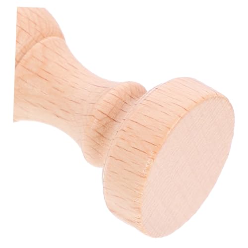 NOLITOY 2 Stück Teiliges Holzstempel DIY Bastelarbeiten Kreatives Blanko siegel mit Feiner Gravur Handliche für Scrapbooking Karten und Geschenkverzierung Einfache Handhabung von NOLITOY