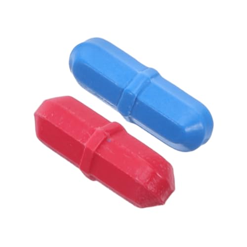 NOLITOY 2 Stück Teiliges Ptfe Magnetrührstäbe Präzise Stabile Rührstäbe für Labor Leise Magnet Rührstäbe für Chemische Versuche Geeignet für Viskose Flüssigkeiten Farblich von NOLITOY