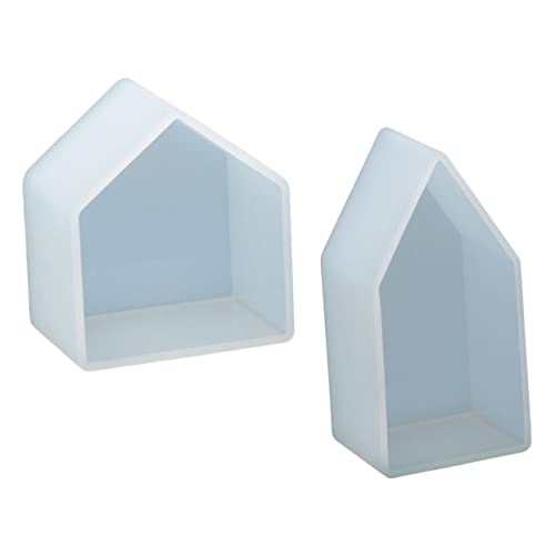 NOLITOY 2 Stück Teiliges Silikonformen für DIY Hausdekoration Praktische und Haltbare Gießformen für Kreative Projekte Einfach zu Verwenden Reinigen NOLITOY 2 Stück Teiliges Silikonformen für DIY Hausdekoration Praktische und Haltbare Gießformen für Kreative Projekte Einfach zu Verwenden Reinigen von NOLITOY