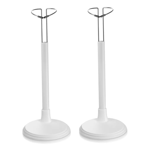 NOLITOY 2 Stück Verstellbare Puppenständer PVC Weiß Tragbarer Stabiler Doll Stand für Puppen Display und Aufbewahrung im Zuhause und Geschäft NOLITOY 2 Stück Verstellbare Puppenständer PVC Weiß Tragbarer Stabiler Doll Stand für Puppen Display und Aufbewahrung im Zuhause und Geschäft von NOLITOY