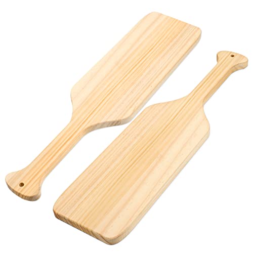 NOLITOY 2 pcs Fraternity Paddles Craft Decorations Decoration Diy Paddle Basswood Greek Natural Unfinished Wooden Pine Frat Arts Inches Crafts Wood Drawing Kids Inch Painting Color von NOLITOY