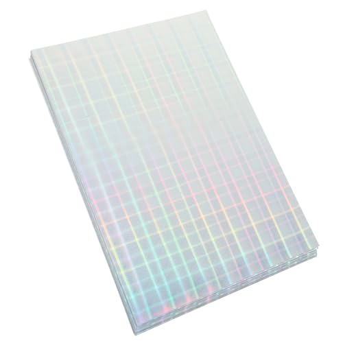 NOLITOY 20 Blatt Selbstklebendes Bedruckbares Stickerpapier Großes Format Kompatibel mit Tintenstrahl und Laserdruckern Stark Haftend Kratzfest für Versandetiketten und Adressaufkleber von NOLITOY
