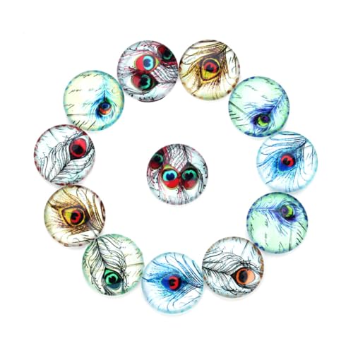 NOLITOY 20 Stück Glas Interface Patch Bunte Muster DIY Schmuck Bastelmaterial für Ohrringe Manschettenknöpfe Dekorationen Vielseitig Verwendbar NOLITOY 20 Stück Glas Interface Patch Bunte Muster DIY Schmuck Bastelmaterial für Ohrringe Manschettenknöpfe Dekorationen Vielseitig Verwendbar von NOLITOY