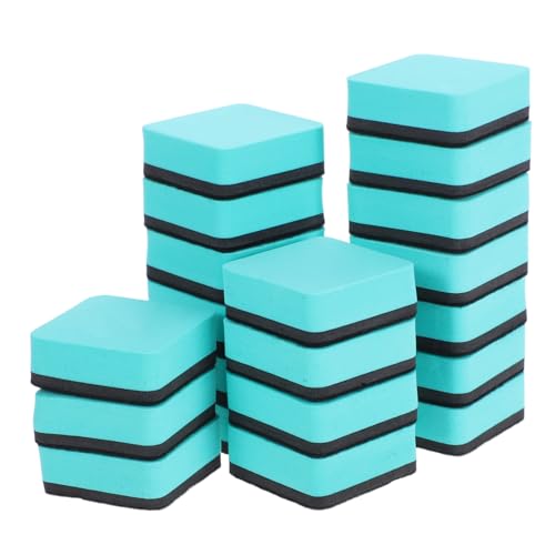 NOLITOY 20 Stück Magnetische Whiteboard radiergummis Wiederverwendbare Tafelwischer für Klassenzimmer und Büro Haftet Sicher an Whiteboards Schont Oberfläche Komfortabel für Langes NOLITOY 20 Stück Magnetische Whiteboard radiergummis Wiederverwendbare Tafelwischer für Klassenzimmer und Büro Haftet Sicher an Whiteboards Schont Oberfläche Komfortabel für Langes von NOLITOY