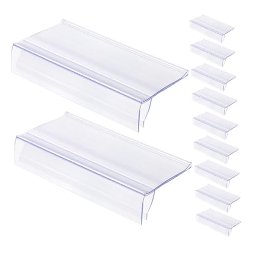 NOLITOY 20 Stück Preisschild für Glaskarte Clip für Korbetiketten aus Kunststoff Etikettenhalter Stabiler Schilderhalter Etiketthalter Drahtregalbezeichnungen Plastik Transparent NOLITOY 20 Stück Preisschild für Glaskarte Clip für Korbetiketten aus Kunststoff Etikettenhalter Stabiler Schilderhalter Etiketthalter Drahtregalbezeichnungen Plastik Transparent von NOLITOY