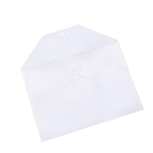 NOLITOY 20 Stück Teiliges Dokumentenmappe Transparent PP Kunststoff mit Praktischem Druckknopf Wasserabweisend und Reißfest Vielseitig für Dokumentenablage und Papierorganisation Geeignet NOLITOY 20 Stück Teiliges Dokumentenmappe Transparent PP Kunststoff mit Praktischem Druckknopf Wasserabweisend und Reißfest Vielseitig für Dokumentenablage und Papierorganisation Geeignet von NOLITOY
