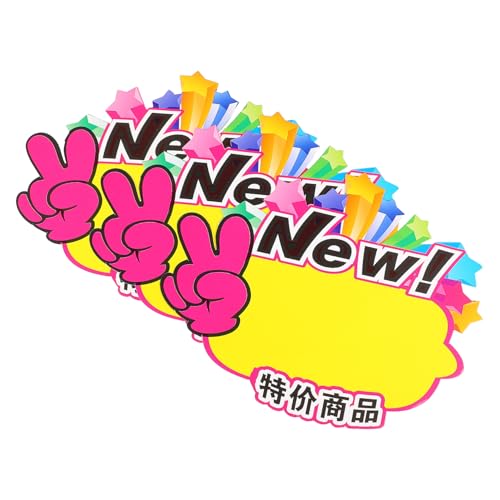 NOLITOY 20 Stück Teiliges Groß aus Robustem Papier Leere Werbeetiketten für Einzelhandel und Supermarkt Wiederbeschriftbar mit Marker Einfach zu Befestigen und Langlebig NOLITOY 20 Stück Teiliges Groß aus Robustem Papier Leere Werbeetiketten für Einzelhandel und Supermarkt Wiederbeschriftbar mit Marker Einfach zu Befestigen und Langlebig von NOLITOY