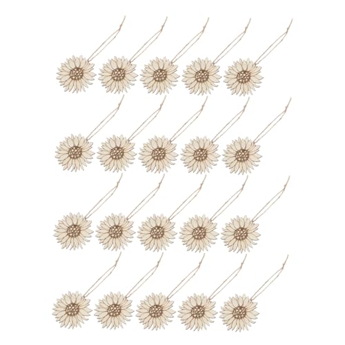 NOLITOY 20 Stück Teiliges Holz Sonnenblumen DIY Naturbelassene Garten Deko Handbemalbar Vielseitiger Hängender Wand und Outdoor Schmuck für Kreative Bastelprojekte NOLITOY 20 Stück Teiliges Holz Sonnenblumen DIY Naturbelassene Garten Deko Handbemalbar Vielseitiger Hängender Wand und Outdoor Schmuck für Kreative Bastelprojekte von NOLITOY