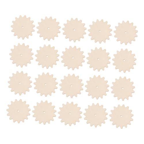 NOLITOY 20 Stück Teiliges Holz Ungefertigte Holzanhänger zum Basteln DIY Holz zubehör für Kreative Robuste Blanko holzchips für Spielerische Handmalerei NOLITOY 20 Stück Teiliges Holz Ungefertigte Holzanhänger zum Basteln DIY Holz zubehör für Kreative Robuste Blanko holzchips für Spielerische Handmalerei von NOLITOY