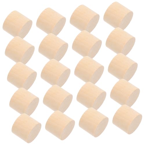 NOLITOY 20 Stück Teiliges Kleine Runde Birkenholzklötze Unbehandelte Holzbausteine zum Basteln DIY Holzzylinder für Kreative Handwerksprojekte und Dekoration NOLITOY 20 Stück Teiliges Kleine Runde Birkenholzklötze Unbehandelte Holzbausteine zum Basteln DIY Holzzylinder für Kreative Handwerksprojekte und Dekoration von NOLITOY