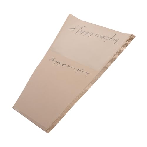 NOLITOY 20 Stück Teiliges Kraftpapier Blumenverpackungsset Umweltfreundliche Bouquet Wickeltaschen für Rosen Tulpen Lilien Vielseitig für Geschenke Partys Valentinstag Weihnachten von NOLITOY