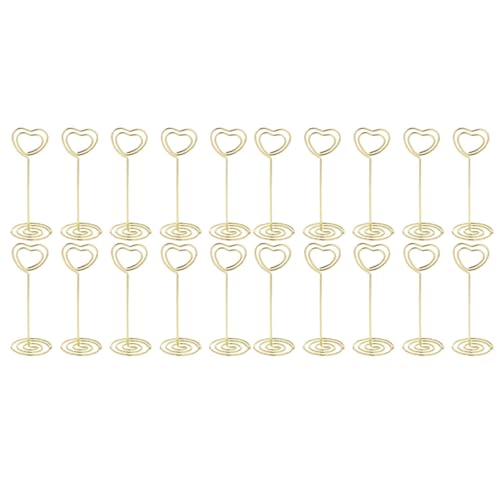 NOLITOY 20 Stück Teiliges Kreative Kartenhalter Dekorative Memo Clips für Hochzeiten Partys und Veranstaltungen Wiederverwendbar Stabil und Elegant Gold NOLITOY 20 Stück Teiliges Kreative Kartenhalter Dekorative Memo Clips für Hochzeiten Partys und Veranstaltungen Wiederverwendbar Stabil und Elegant Gold von NOLITOY