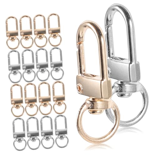 NOLITOY 20 Stück Teiliges Metall Schlüsselanhänger Karabiner Clips Robust Langlebig für Schlüsselanhänger DIY Taschen Zubehör Kompakt und Sicher für Damen Herren NOLITOY 20 Stück Teiliges Metall Schlüsselanhänger Karabiner Clips Robust Langlebig für Schlüsselanhänger DIY Taschen Zubehör Kompakt und Sicher für Damen Herren von NOLITOY