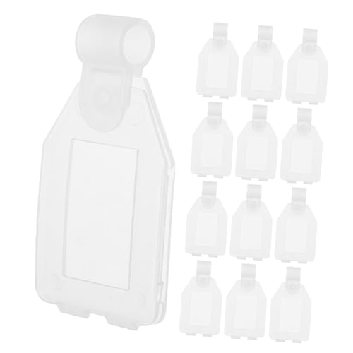 NOLITOY 20 Stück Teiliges Preisschild Robustem PP mit Halbdurchsichtigem Etikettenhalter Einfacher Montage Vielseitig für Supermärkte und Einzelhandel zur Klaren Preisauszeichnung NOLITOY 20 Stück Teiliges Preisschild Robustem PP mit Halbdurchsichtigem Etikettenhalter Einfacher Montage Vielseitig für Supermärkte und Einzelhandel zur Klaren Preisauszeichnung von NOLITOY