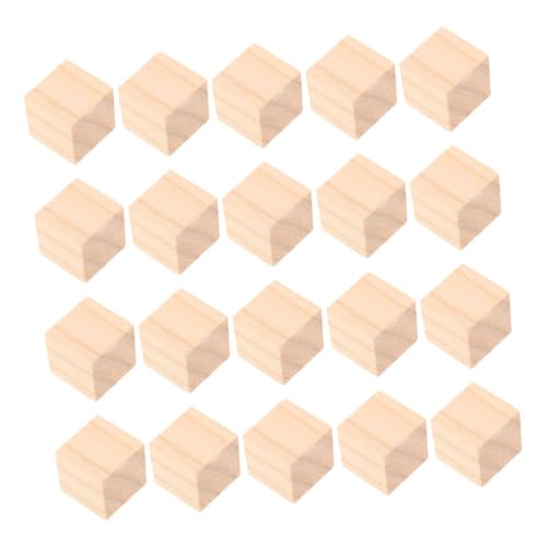 NOLITOY 20 Stück Teiliges Quadratische Holzklötze Natürliche Unbehandelte Holz-würfel zum Basteln Stempeln und Stapeln Vielseitige Diy-holzbausteine für Lernspiele und Kreativprojekte NOLITOY 20 Stück Teiliges Quadratische Holzklötze Natürliche Unbehandelte Holz-würfel zum Basteln Stempeln und Stapeln Vielseitige Diy-holzbausteine für Lernspiele und Kreativprojekte von NOLITOY