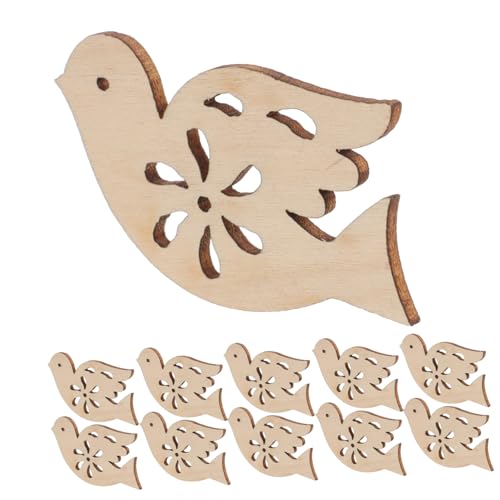 NOLITOY 20 Stück Teiliges Unvollendeter Holzanhänger Friedenstaube Blanke Holzscheiben zum Bemalen Natürliche Holzfiguren für DIY Bastelprojekte Weihnachtsdeko und Kreative Holzdekoration NOLITOY 20 Stück Teiliges Unvollendeter Holzanhänger Friedenstaube Blanke Holzscheiben zum Bemalen Natürliche Holzfiguren für DIY Bastelprojekte Weihnachtsdeko und Kreative Holzdekoration von NOLITOY
