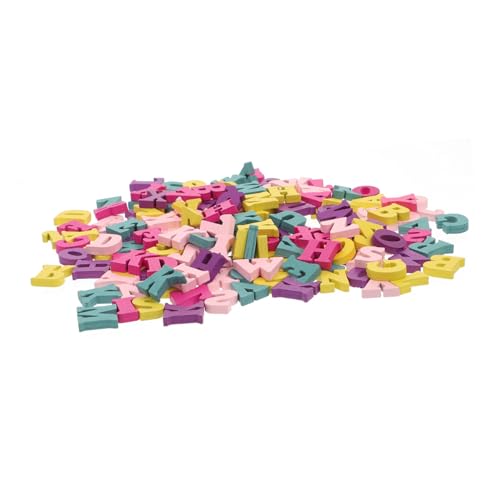 NOLITOY 200 Stück Bunte Holzbuchstaben zum Basteln Natürliche Holzchips aus Hochwertigem Material Langlebig und Bruchsicher für DIY Kunsthandwerk Vorschulbildung und Dekoration von Wand NOLITOY 200 Stück Bunte Holzbuchstaben zum Basteln Natürliche Holzchips aus Hochwertigem Material Langlebig und Bruchsicher für DIY Kunsthandwerk Vorschulbildung und Dekoration von Wand von NOLITOY