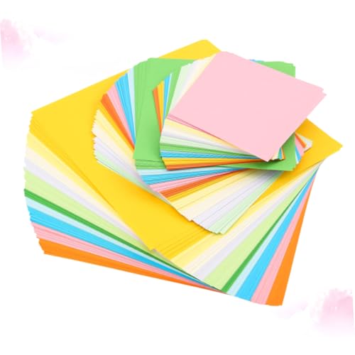 NOLITOY 200 Stück Buntes Origami Papier Faltbares Bastelpapier für DIY Kindergarten Kunstprojekte Umweltfreundliches Farbpapier für Kinderhandwerk und Kreative Bastelideen NOLITOY 200 Stück Buntes Origami Papier Faltbares Bastelpapier für DIY Kindergarten Kunstprojekte Umweltfreundliches Farbpapier für Kinderhandwerk und Kreative Bastelideen von NOLITOY