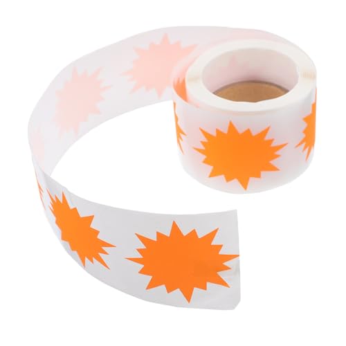 NOLITOY 200 Stück Fluoreszierende Aufkleber für Verkaufsanzeigen Vielseitige Preisschilder für Einzelhandel Garagenverkäufe Veranstaltungen und Orange NOLITOY 200 Stück Fluoreszierende Aufkleber für Verkaufsanzeigen Vielseitige Preisschilder für Einzelhandel Garagenverkäufe Veranstaltungen und Orange von NOLITOY