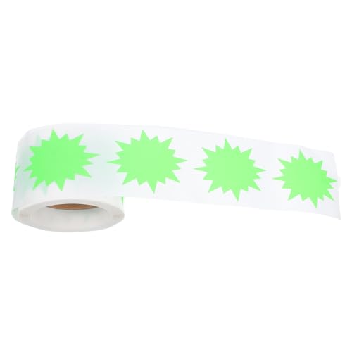 NOLITOY 200 Stück Fluoreszierende Diy Explosion Form Aufkleber für Garagenverkauf Einzelhandel und Vision Board Leuchtendes Grün NOLITOY 200 Stück Fluoreszierende Diy Explosion Form Aufkleber für Garagenverkauf Einzelhandel und Vision Board Leuchtendes Grün von NOLITOY