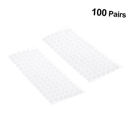NOLITOY 200 Stück Klettband Selbstklebend Runde Aufkleber Starke Haftung Doppelseitiges Design für Vielseitige Anwendungen für DIY Projekte und Reparaturen NOLITOY 200 Stück Klettband Selbstklebend Runde Aufkleber Starke Haftung Doppelseitiges Design für Vielseitige Anwendungen für DIY Projekte und Reparaturen von NOLITOY