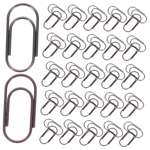 NOLITOY 200 Stück Mini Retro Büroklammern Metall Kleine Clips für Büro und Zuhause Süße Vintage Paperclips Rotkupfer Schwarznickel für Dokumentenorganisation und Bastelprojekte NOLITOY 200 Stück Mini Retro Büroklammern Metall Kleine Clips für Büro und Zuhause Süße Vintage Paperclips Rotkupfer Schwarznickel für Dokumentenorganisation und Bastelprojekte von NOLITOY