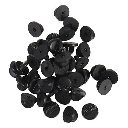 NOLITOY 200 Stück PVC Butterfly Clutch Back Pins Ersatz für Anstecker Namensschilder Leichte und Tragbare Befestigungen für und Diy Projekte von NOLITOY