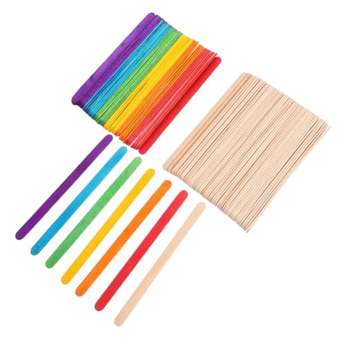 NOLITOY 200 Stück Teiliges Bunte Holzstäbe zum Basteln Vielseitige Eisstiele aus Holz für DIY Kunstprojekte Bastelbedarf Farbenfrohe Holzstäbchen für Kreative Handarbeiten für Kunst im NOLITOY 200 Stück Teiliges Bunte Holzstäbe zum Basteln Vielseitige Eisstiele aus Holz für DIY Kunstprojekte Bastelbedarf Farbenfrohe Holzstäbchen für Kreative Handarbeiten für Kunst im von NOLITOY