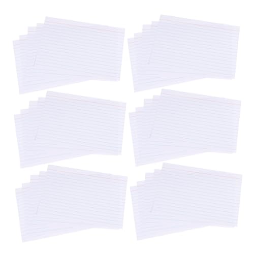 NOLITOY 200 Stück Weiße Linierte Indexkarten mit Glatter Schreiboberfläche Je Packung und Robust für Schüler Lehrer und Notizen zum Lernen Schreiben und Planen NOLITOY 200 Stück Weiße Linierte Indexkarten mit Glatter Schreiboberfläche Je Packung und Robust für Schüler Lehrer und Notizen zum Lernen Schreiben und Planen von NOLITOY