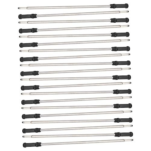 NOLITOY 20Stücke Kugelschreiber Nachfüllen Pack Metallmine für Präzises Schreiben Schwarze für Papierarten Hohe Zuverlässigkeit und Komfort NOLITOY 20Stücke Kugelschreiber Nachfüllen Pack Metallmine für Präzises Schreiben Schwarze für Papierarten Hohe Zuverlässigkeit und Komfort von NOLITOY