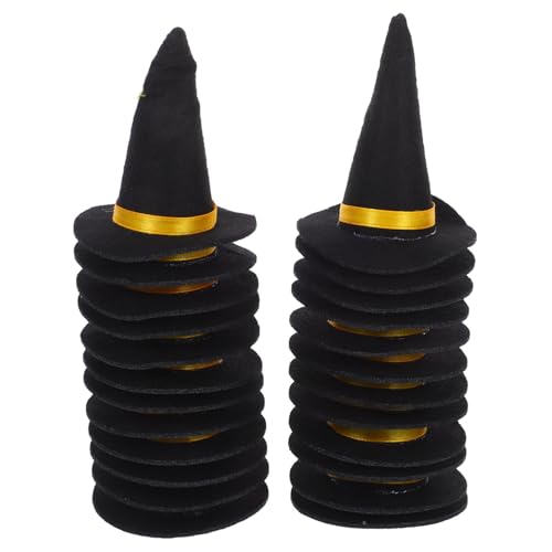 NOLITOY Stück Dekorative Hexenhüte für Flaschen Weihnachtsmützen für Halloween Feiern Bastelprojekte und Festliche Anlässe NOLITOY Stück Dekorative Hexenhüte für Flaschen Weihnachtsmützen für Halloween Feiern Bastelprojekte und Festliche Anlässe von NOLITOY