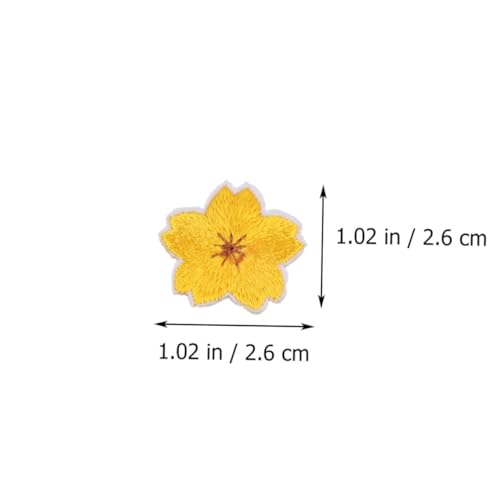 NOLITOY 24 Stück Teiliges Bestickte Blumen Patches mit Kleber Dicke Textur Langlebig und Waschbar zum Nähen und Aufbügeln Dekorative Reparaturflicken für Kleidung Taschen und DIY von NOLITOY