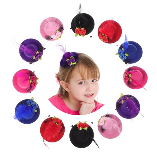 NOLITOY 24 Stück Teiliges Mini Fascinator mit Schleifenblumen und Netzschleier Kleine Haarclips für Damen Modische Party Haarschmuck für Geburtstag Hochzeit Tanzveranstaltungen und NOLITOY 24 Stück Teiliges Mini Fascinator mit Schleifenblumen und Netzschleier Kleine Haarclips für Damen Modische Party Haarschmuck für Geburtstag Hochzeit Tanzveranstaltungen und von NOLITOY